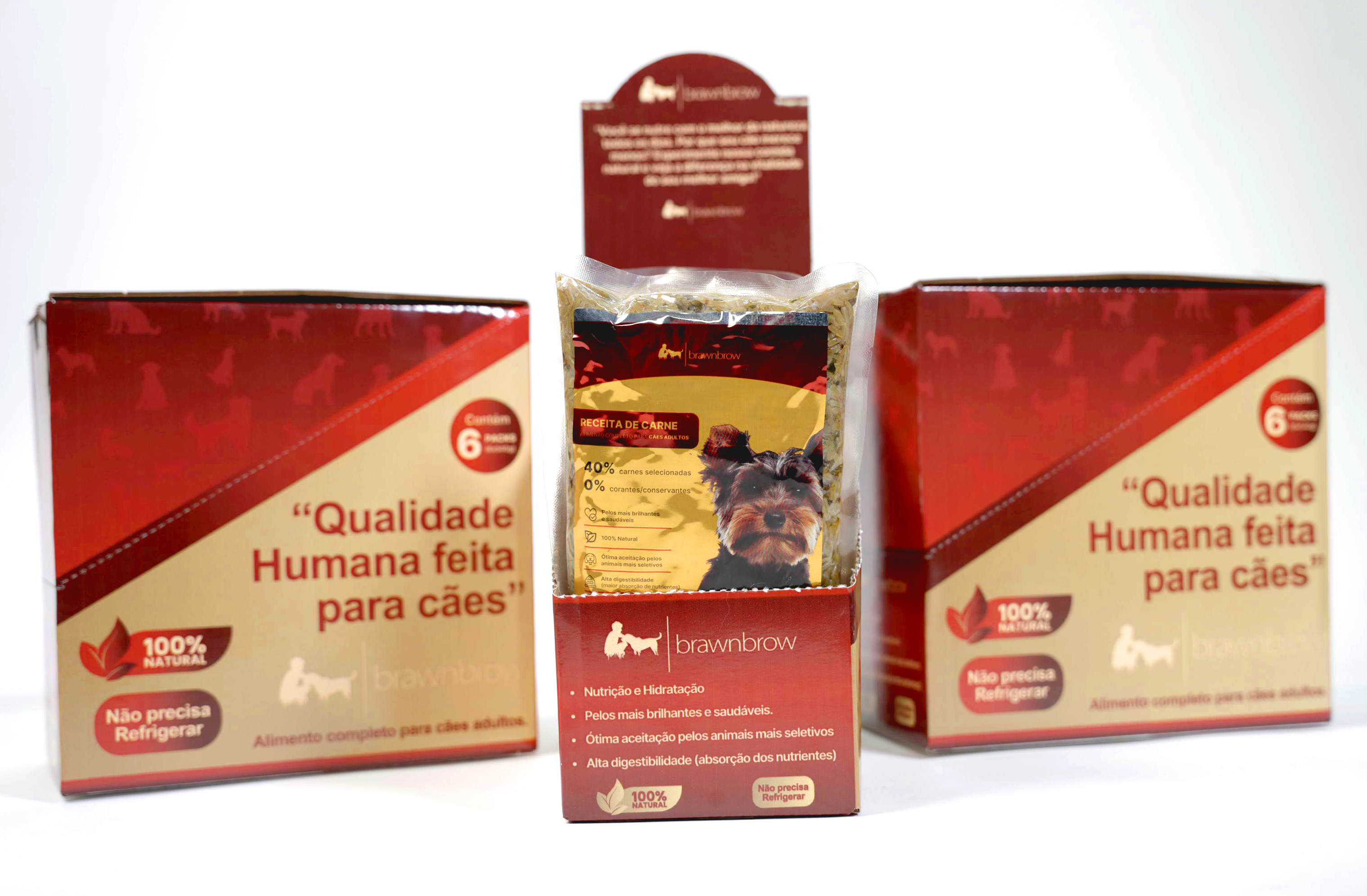 Kit 22 Ração Comida Úmida Cães Frango Nat...